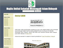 Tablet Screenshot of ihtifalsmih.hidayah.edu.my